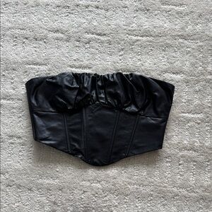 Cotton Candy Black Crop Top